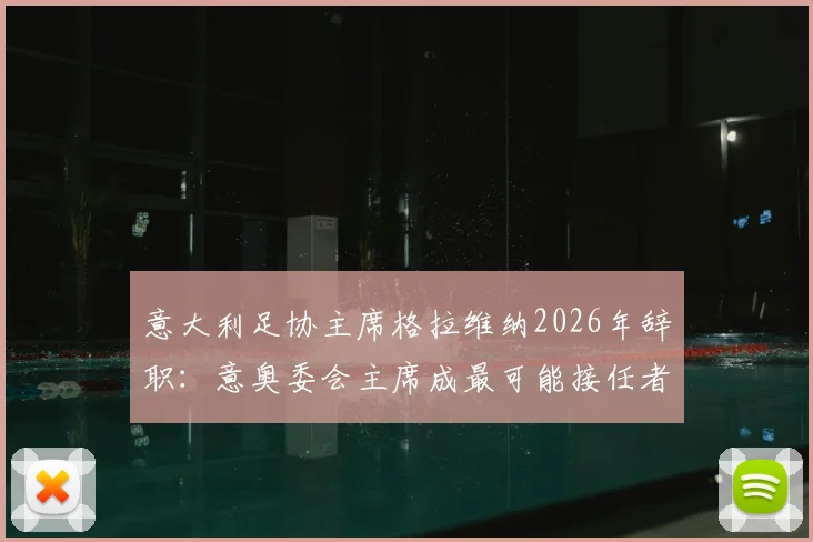 意大利足协主席格拉维纳2026年辞职:意奥委会主席成最可能接任者,管理变动如何影响意大利足球