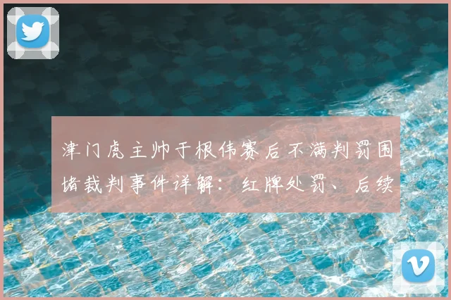 津门虎主帅于根伟赛后不满判罚围堵裁判事件详解:红牌处罚、后续停赛分析及球队影响